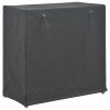 Shoe Cabinet with Cover Grey 79x40x80 cm Fabric