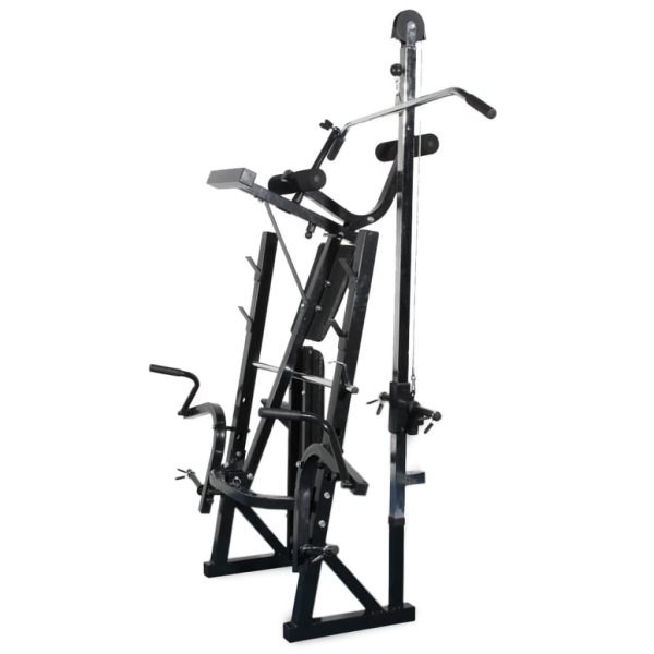 Workout Bench with Weight Rack Barbell and Dumbbell Set 30.5kg