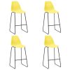 5 Piece Bar Set Plastic Yellow