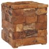 Storage Stool Solid Teak Wood