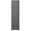 Wardrobe with Compartments and Rods Grey 150x45x176 cm Fabric