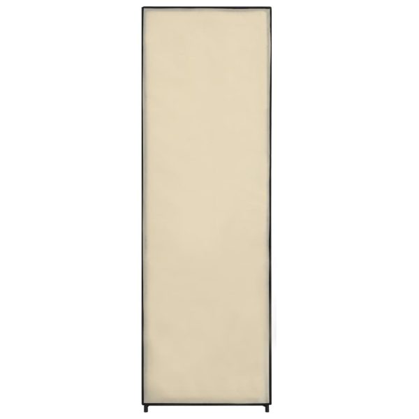 Wardrobe Cream 87x49x159 cm Fabric