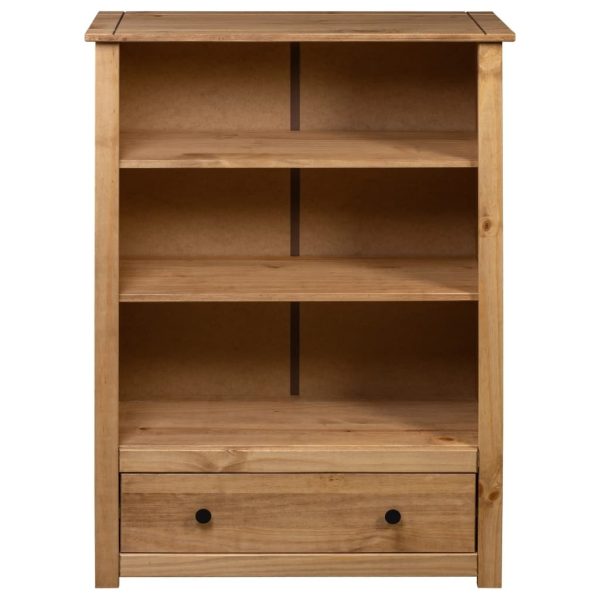 Bookcase 80x35x110 cm Solid Pine Wood Panama Range