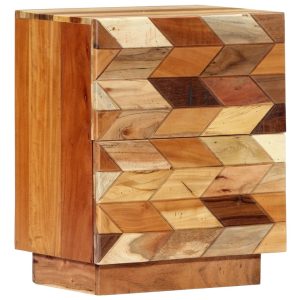 Rosslyn Bedside Cabinet 40x30x50 cm Solid Reclaimed Wood