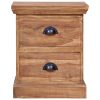 Seaham Bedside Cabinet 40x30x50 cm Solid Teak