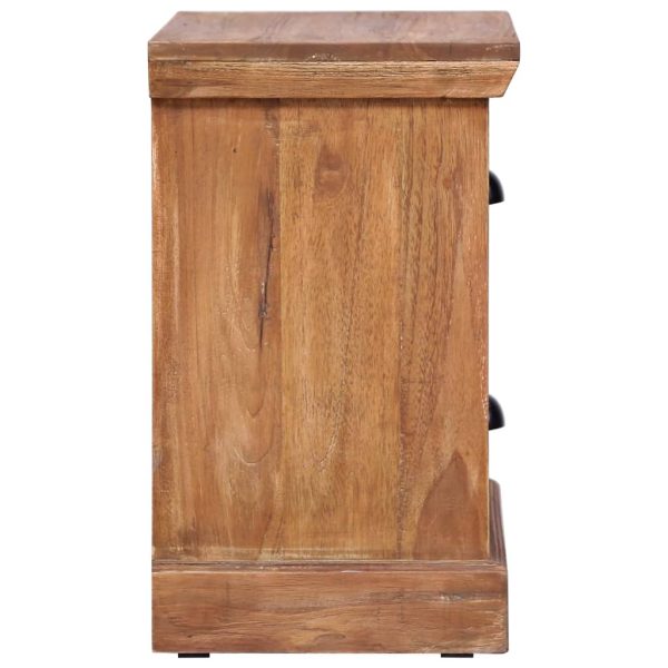 Seaham Bedside Cabinet 40x30x50 cm Solid Teak