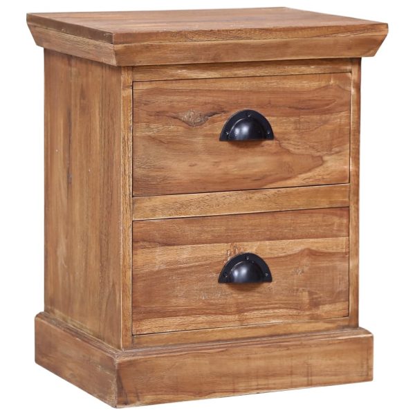 Seaham Bedside Cabinet 40x30x50 cm Solid Teak