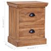 Seaham Bedside Cabinet 40x30x50 cm Solid Teak