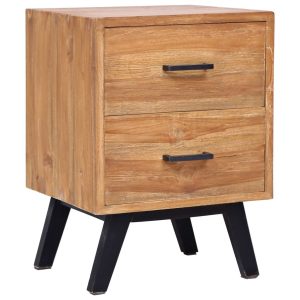 Allestree Bedside Cabinet 40x35x55 cm Solid Teak