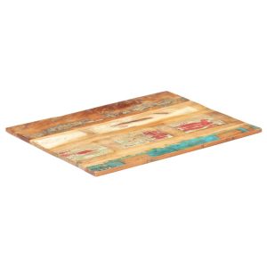 Table Top Solid Wood Mango – Solid Reclaimed Wood, 70×80 cm 15-16 mm