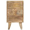 Renmark Bedside Cabinet 36x30x60 cm Solid Mango Wood