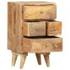 Renmark Bedside Cabinet 36x30x60 cm Solid Mango Wood