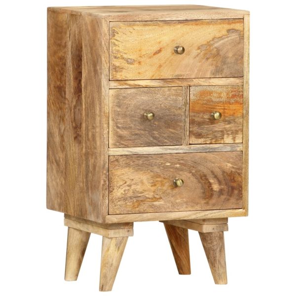 Renmark Bedside Cabinet 36x30x60 cm Solid Mango Wood