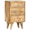 Renmark Bedside Cabinet 36x30x60 cm Solid Mango Wood