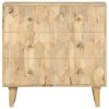 Drawer Cabinet 75x35x75 cm Solid Mango Wood