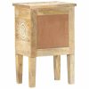 Ridgecrest Hand Painted Bedside Cabinet 40x30x60 cm Solid Mango Wood