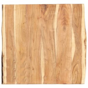 Table Top Solid Acacia Wood – 58x60x3.8 cm