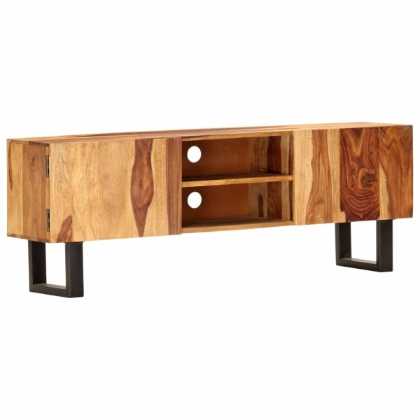 Pottsgrove TV Cabinet 130x30x47 cm Solid Acacia Wood