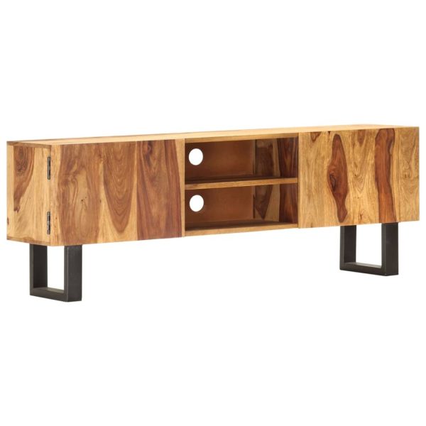 Pottsgrove TV Cabinet 130x30x47 cm Solid Acacia Wood