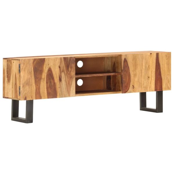 Pottsgrove TV Cabinet 130x30x47 cm Solid Acacia Wood