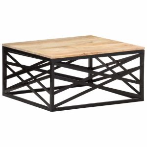 Coffee Table 68x68x35 cm Solid Mango Wood