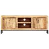 Yalpara TV Cabinet 118x30x45 cm Solid Mango Wood