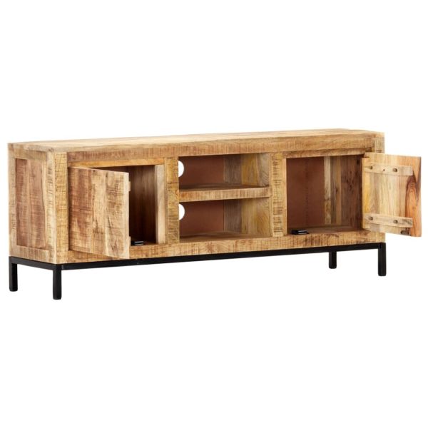 Yalpara TV Cabinet 118x30x45 cm Solid Mango Wood