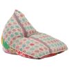 Bean Bag Sofa Multicolour Fabric Patchwork