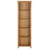 Bookcase 52×22.5×170 cm Solid Oak Wood