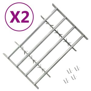 Adjustable Security Grilles for Windows 2 pcs 1000-1500 mm