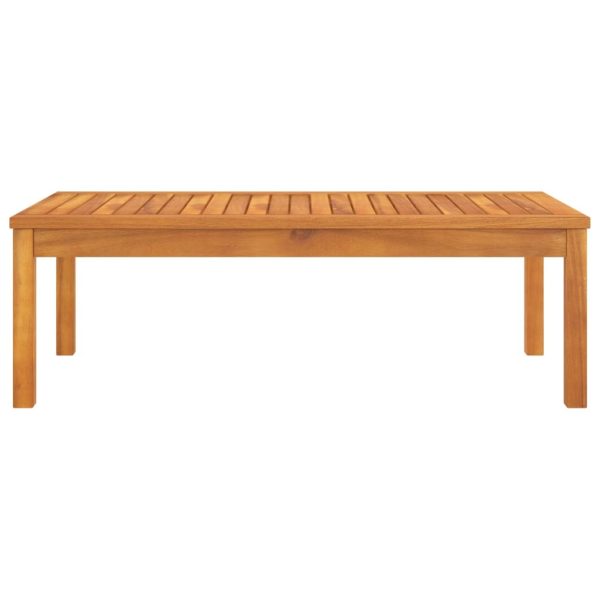 Coffee Table 100x50x33 cm Solid Acacia Wood