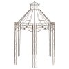 Garden Pavilion Antique Brown 400x258x378 cm Iron