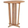 Folding Bar Table 90x65x105 cm Solid Wood Teak