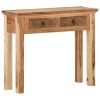 Console Table 90.5x30x75cm Solid Acacia Wood and Reclaimed Wood