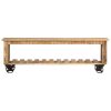 Dunbar TV Cabinet 130x30x42 cm Rough Mango Wood