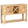 Sideboard 120x30x76 cm Rough Mango Wood