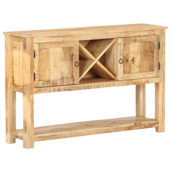 Sideboard 120x30x76 cm Rough Mango Wood