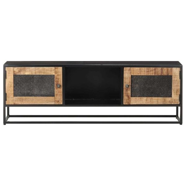 Camboon TV Cabinet 120x30x40 cm Rough Mango Wood