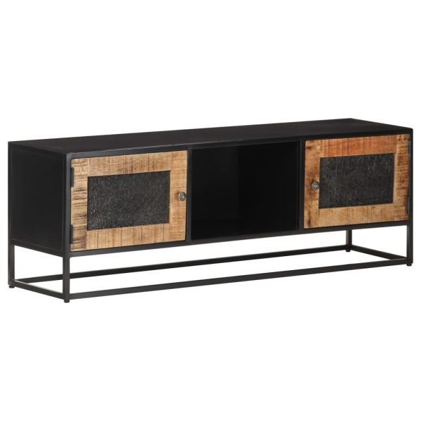 Camboon TV Cabinet 120x30x40 cm Rough Mango Wood