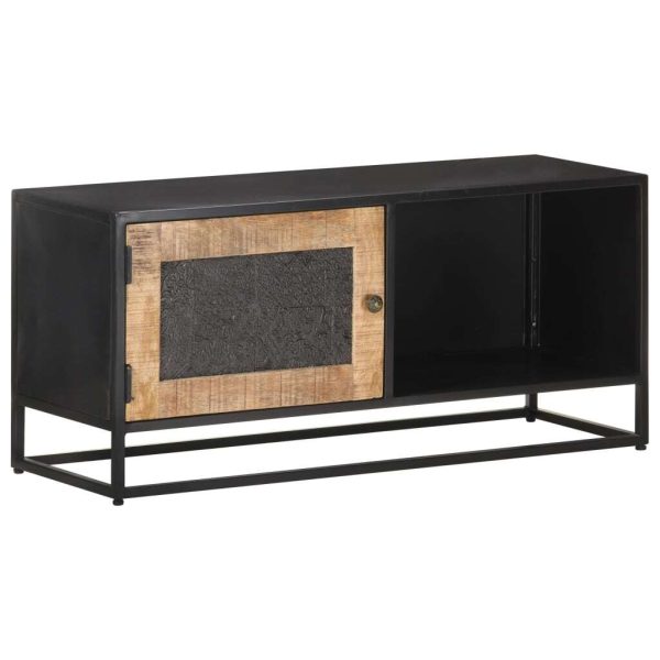 Southchase TV Cabinet 90x30x40 cm Rough Mango Wood