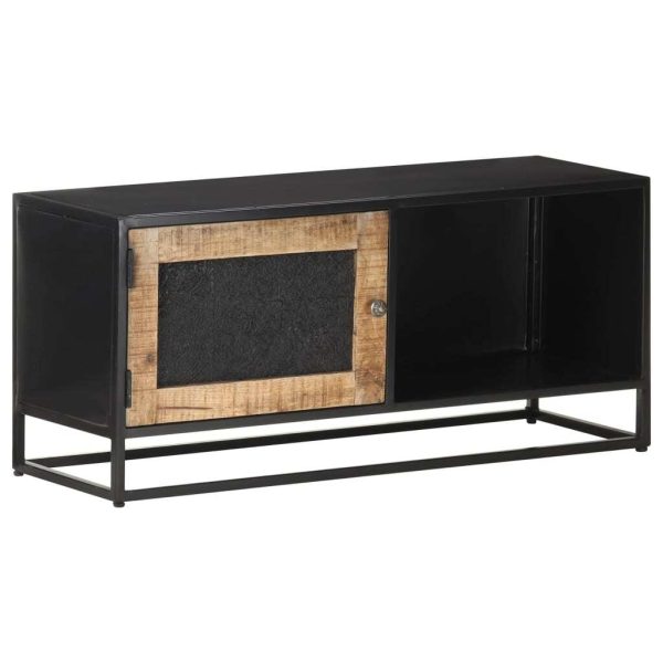 Southchase TV Cabinet 90x30x40 cm Rough Mango Wood