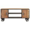 Clermont TV Cabinet 110x30x49 cm Solid Reclaimed Wood