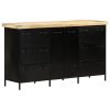 Sideboard 140x38x76 cm Rough Mango Wood