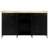 Sideboard 140x38x76 cm Rough Mango Wood