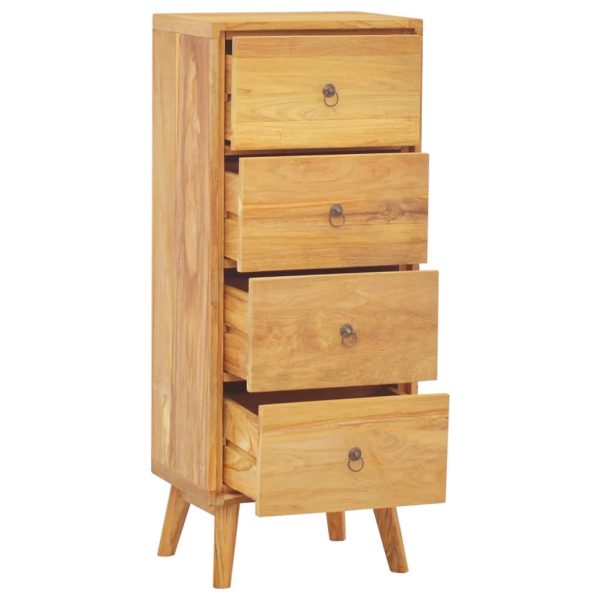 Chest of Drawers 40x30x100 cm Solid Wood Teak